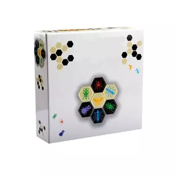 Деревянные шахматные карты для насекомого One Size белый