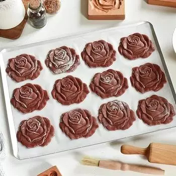 Деревянные штампы для выпечки печенья ручной работы, прочные антипригарные формы для кексов, для самостоятельной выпечки кондитерских изделий