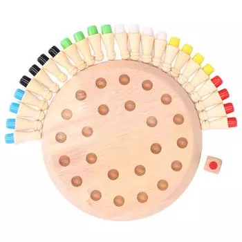 Деревянные спички памяти, шахматная игра, забавное взаимодействие, блок для раннего образования, настольная игра для мальчиков и девочек