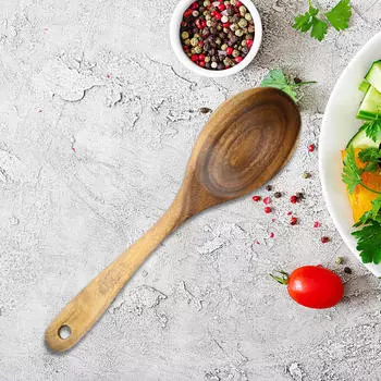 Деревянные столовые приборы, кофейная ложка, вилка для салата, дорожная посуда для офиса, кемпинга, пикника spoon