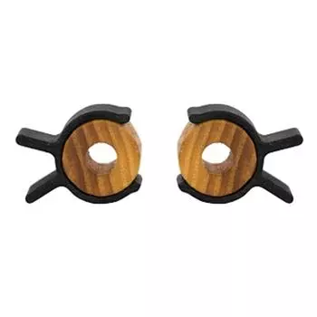 Деревянные тренировочные колеса для усов на руле из силикагеля для мужчин чёрный