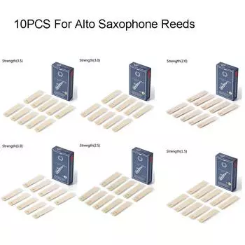 Деревянные трости для альт-саксофона, 10 шт., 2,5, 3,0, 3,5, полный размер Strength2