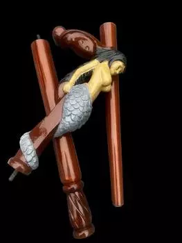 Деревянные трости для ходьбы «Русалка» с ручкой и держателем — лучший подарок для женщин и мужчин