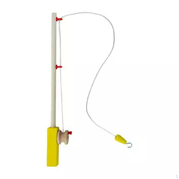 Деревянные удочки для рыбалки, забавная игра, подарок, мелкая моторика, координация, детский сад, игрушки для путешествий, дети