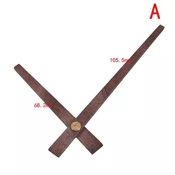 Деревянные указатели Diy Настенные часы Стрелки 12-дюймовые иглы для часов Кварц Заменить деталь