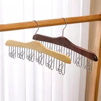 Деревянные вешалки для одежды, женская вешалка для бюстгальтера, вешалка для сорочки, прочный шкаф, вешалка для галстука, пояса, сумки, шарфа, домашний органайзер для подвешивания одежды