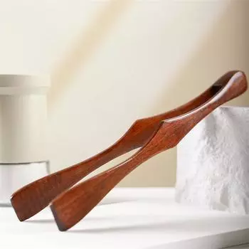 Деревянные зажимы для еды Nanmu Barbecue Kitchen - для хлеба, салата, фруктов и десертов 27*6.5*3cm Nanmu bread clip