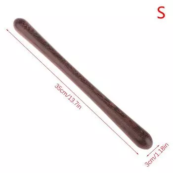 Деревянный акупунктурный массажный молоток-палочка для снятия стресса на меридианах тела, натуральный деревянный массажер для расслабления мышц спины и талии S