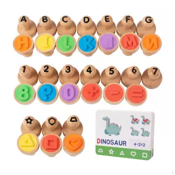 Деревянный алфавит, номер, штамп, развивающие игрушки, подарки, предметы искусства и ремесла, штампы, цифры от 0 до 9 для