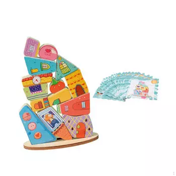 Деревянный балансировочный блок, игрушка для укладки, развивающие игрушки для детей, подарки, головоломки, Монтессори-праздник
