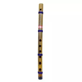 Деревянный бансури ручной работы музыкальный инструмент домашний декор бамбуковая флейта 11.6X0.7 Inches коричневый