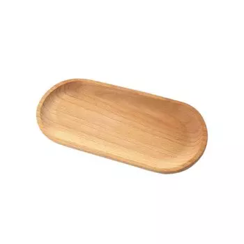 Деревянный бухгалтерский небольшой настольный многофункциональный поднос для ключей, поднос, мелочь, украшения, предметы, аксессуары, хранение, держатель, стаканы, монеты, (натуральный)