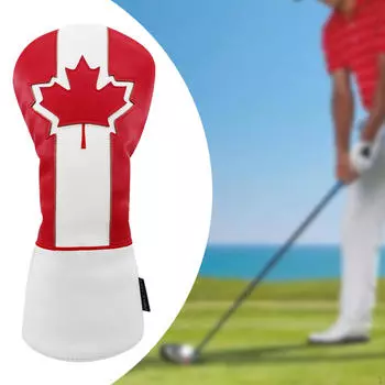 Деревянный чехол для гольфа, чехол для клюшек, креативный портативный защитный чехол для головы для использования на открытом воздухе UT