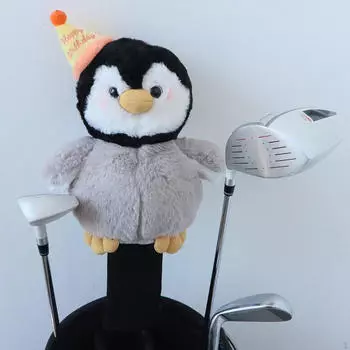 Деревянный чехол для гольфа, защитный чехол для снаряжения, устойчивый к царапинам, подарочный чехол для гольфиста Penguin