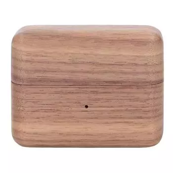 Деревянный чехол для наушников Bluetooth, элегантный вид, отполированный вручную, защитный чехол для наушников Bluetooth