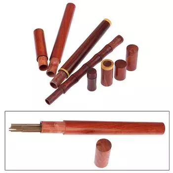 Деревянный держатель для ароматических палочек, бочка для хранения домашних благовоний, украшение для хранения благовоний