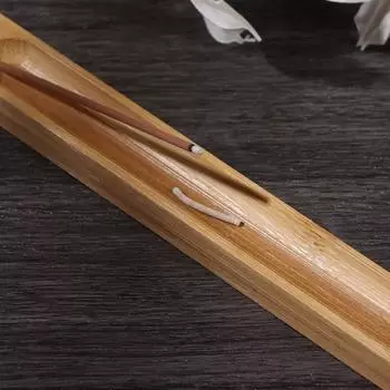 Деревянный держатель для ароматической палочки Держатель для ароматической палочки Курильница для благовоний Горелка для благовоний Painting Style