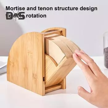 Деревянный держатель для кофейной фильтровальной бумаги с пылезащитным чехлом, многофункциональная вертикальная стойка для хранения 101 102 фильтровальной бумаги для домашнего офиса, кафе, кофе S