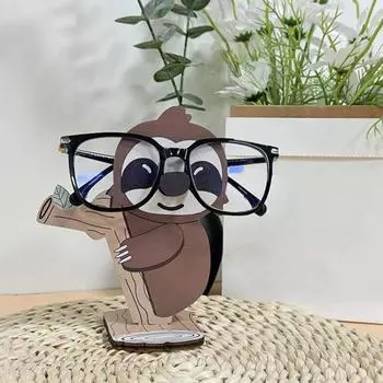 Деревянный держатель для очков в форме животного, настольная подставка для солнцезащитных очков для домашнего офиса, декор стола Penguin