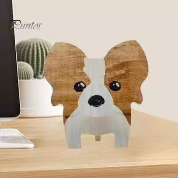 Деревянный держатель для очков в виде животного, настольный держатель для очков в виде собаки, медведя, кошки, подставка для очков в форме животного для домашнего школьного офисного стола A