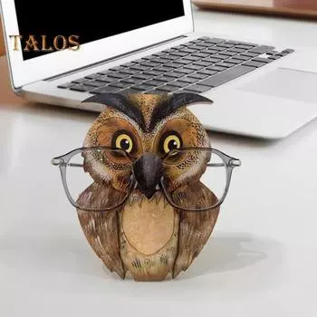 Деревянный держатель для очков в виде животных, настольная подставка для очков, мультяшная подставка для очков, органайзер для солнцезащитных очков для дома, прикроватной тумбочки, офиса Elephant