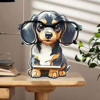 Деревянный держатель для очков в виде животных, подставка для хранения очков в виде животных из мультфильмов, настольный органайзер для солнцезащитных очков