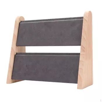 Деревянный держатель для ожерелий, полки для хранения браслетов, органайзер для колец, подставка для ювелирных изделий