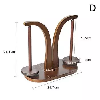 Деревянный держатель для пряжи, вращающиеся инструменты для вязания, держатель для пряжи для вязания крючком, вращающаяся катушка для ниток, моталка для шерстяных клубов, вращающийся спиннер as the picture