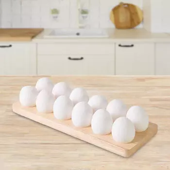 Деревянный держатель для яиц, поднос для хранения, складной контейнер, органайзер для кухни