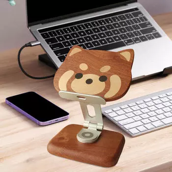 Деревянный держатель для телефона, регулируемый, вращающийся, складной, для стола, планшета, для спальни, женщин, мужчин