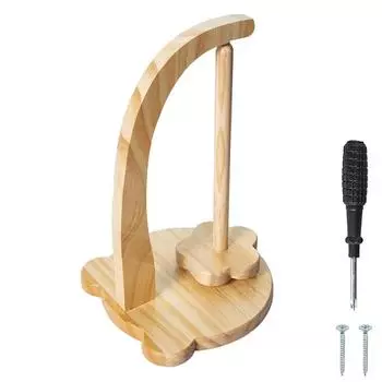 Деревянный держатель пряжи Пряжа прялка Вращающаяся стойка для хранения клубков пряжи Держатель пряжи для вязания крючком Аксессуары для вязания крючком и спицами