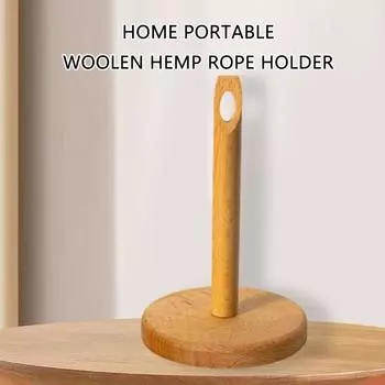 Деревянный диспенсер для пряжи для крючкового ниточного держателя для катушки Деревянный диспенсер для пряжи Деревянный держатель для пряжи Деревянный держатель для катушки пряжи