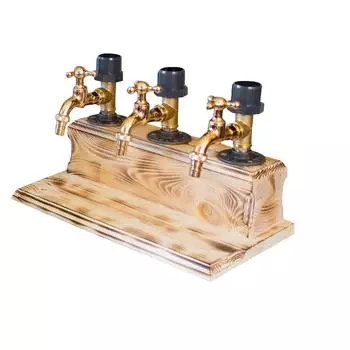 Деревянный диспенсер для виски, подарочный диспенсер для вина, деревянный настенный диспенсер для спиртных напитков разноцветный