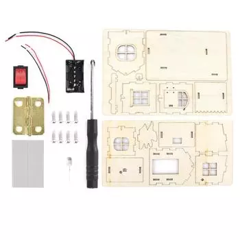 Деревянный домик своими руками Наука STEM Игрушка Инженерные эксперименты Проекты Детская образовательная игрушка