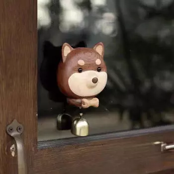 Деревянный дверной колокольчик для собак. Подарки на новоселье. Владельцы магазинов на открытии ветра.