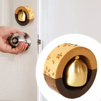 Деревянный дверной колокольчик, украшение для открытия двери, подарок на новоселье, поделки, колокольчик для входа