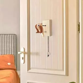 Деревянный дверной звонок ручной работы Woodpecker, напоминание о входе в дверь без удара, инструмент для украшения двери CHINA