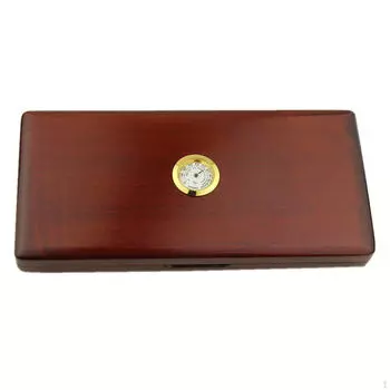 Деревянный футляр для гобоя, встроенный ящик для хранения гигронетера, контроль влажности