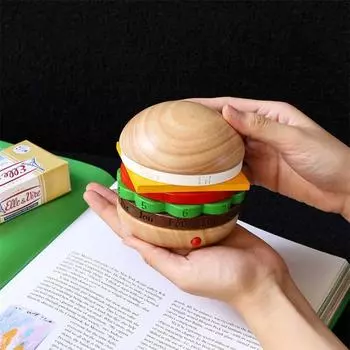 Деревянный Гамбургский календарь, украшение для спальни, украшения, вечный календарь, вращающийся настольный календарь, креативный подарок для друзей чёрный