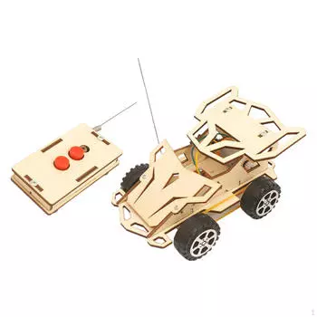 Деревянный игрушечный автомобиль с дистанционным управлением, научный набор, контроль, обучение, класс, учебный эксперимент, проект для