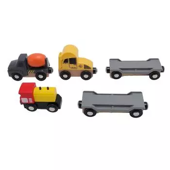 Деревянный игрушечный поезд улучшает координацию рук и глаз, обучающий, простой в сборке, детский игрушечный поезд для детей