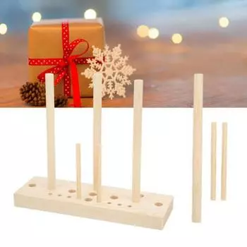 Деревянный инструмент для изготовления бантов Yousheng, съемный инструмент для изготовления бантов, настольный инструмент для изготовления бантов своими руками, венков из лент, подарков, бантов, запястных корсажей цвет старого дерева