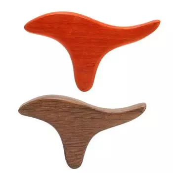 Деревянный инструмент для спа-терапии, традиционный рефлексотерапевтический массажер для рук и ног, массажер для тела 1#