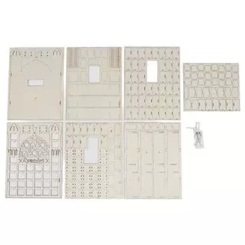 Деревянный календарь Рамадана 30 ящиков для хранения светодиодная подсветка декоративный обратный отсчет Ид календарь для дома