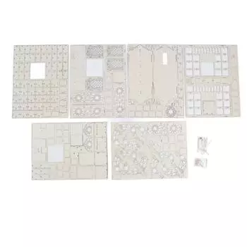 Деревянный календарь Рамадана Адвента со светодиодной подсветкой Ящики Календарь обратного отсчета Мусульманский Исламский Декор