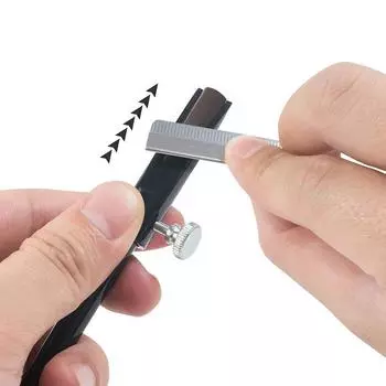 Деревянный карандаш для татуировок для бровей, металлическая точилка для карандашей, двусторонний U-образный слот для карт, заточка карандашей для бровей, принадлежности для татуировки серебряный