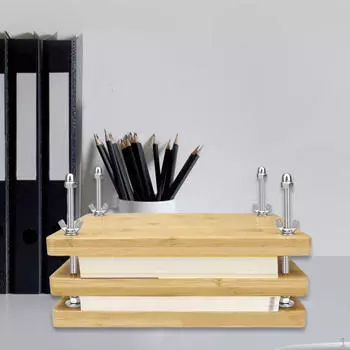 Деревянный книжный пресс, переплет ручной работы, практичный, прочный, универсальный инструмент, плоский инструмент