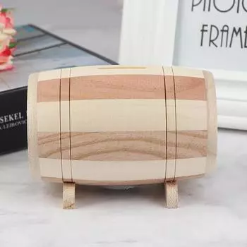 Деревянный креативный накопительный горшок для денег, персонализированный милый депозитный бак