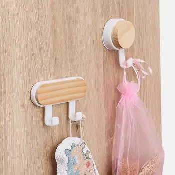 Деревянный крючок с круглой головкой, 2 шт. single hook