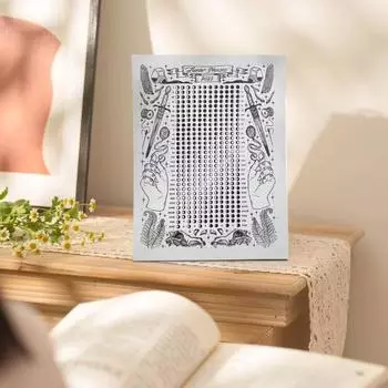 Деревянный лунный календарь Фазы Луны Ежемесячный настенный календарь Полнолуние Трекер настенное искусство Домашний офис Спальня Гостиная Рабочий стол Астрономия Украшения A